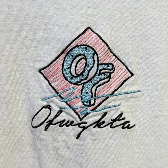 Odd Future OFWGKTA T Shirt Mens Medium 20.5x27 White Hip Hop - Picture 4 of 15